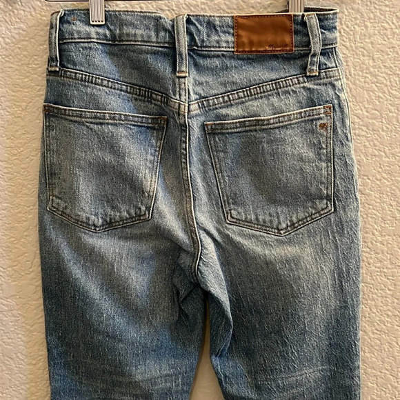 Madewell Cali Demi-Boot Jeans in Dory Wash: Comfort Stretch Size 24 - Picture 8 of 9
